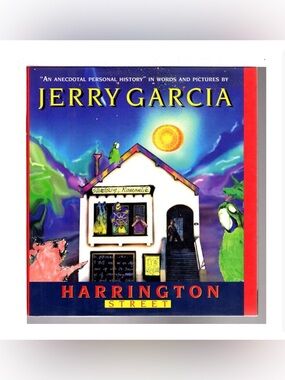 Vintage, Jerry Garcia, Hardcover Book “Harrington Street”, Published in 1995